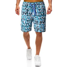 Новые мужские Шорты повседневные мужские горячие продажи шорты по колено мужские летние шорты с принтом песчаные пляжные шорты большого размера