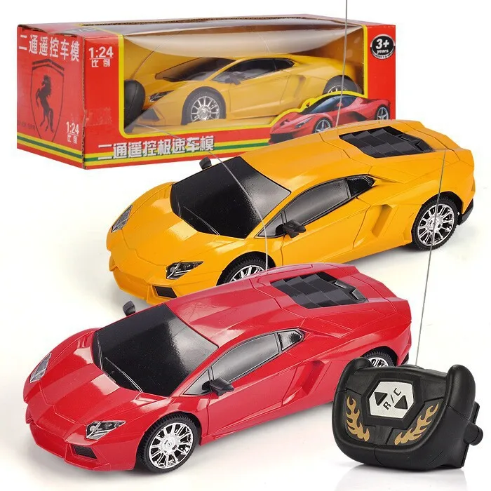 

1: 24 Remote Control Racing Car-Battery Two Channel Light Included Window Box Children Gift Toy Remote Control Car Model