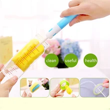 4 шт./компл. Практичный детский бутылка спонжевой насадки прочный младенческой малыша бутылочка для кормления Стекло средство для мойки чашек щетка