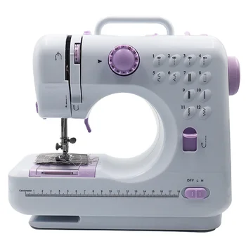 

Mini Household Sewing Machine Night Light Foot Pedal Stitches Quilting Machine Electric Multi-Functional Sewing Machine