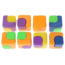 1 шт. снимающие стресс игрушки пластиковые цветные Волшебные фиджет Спиннер палец