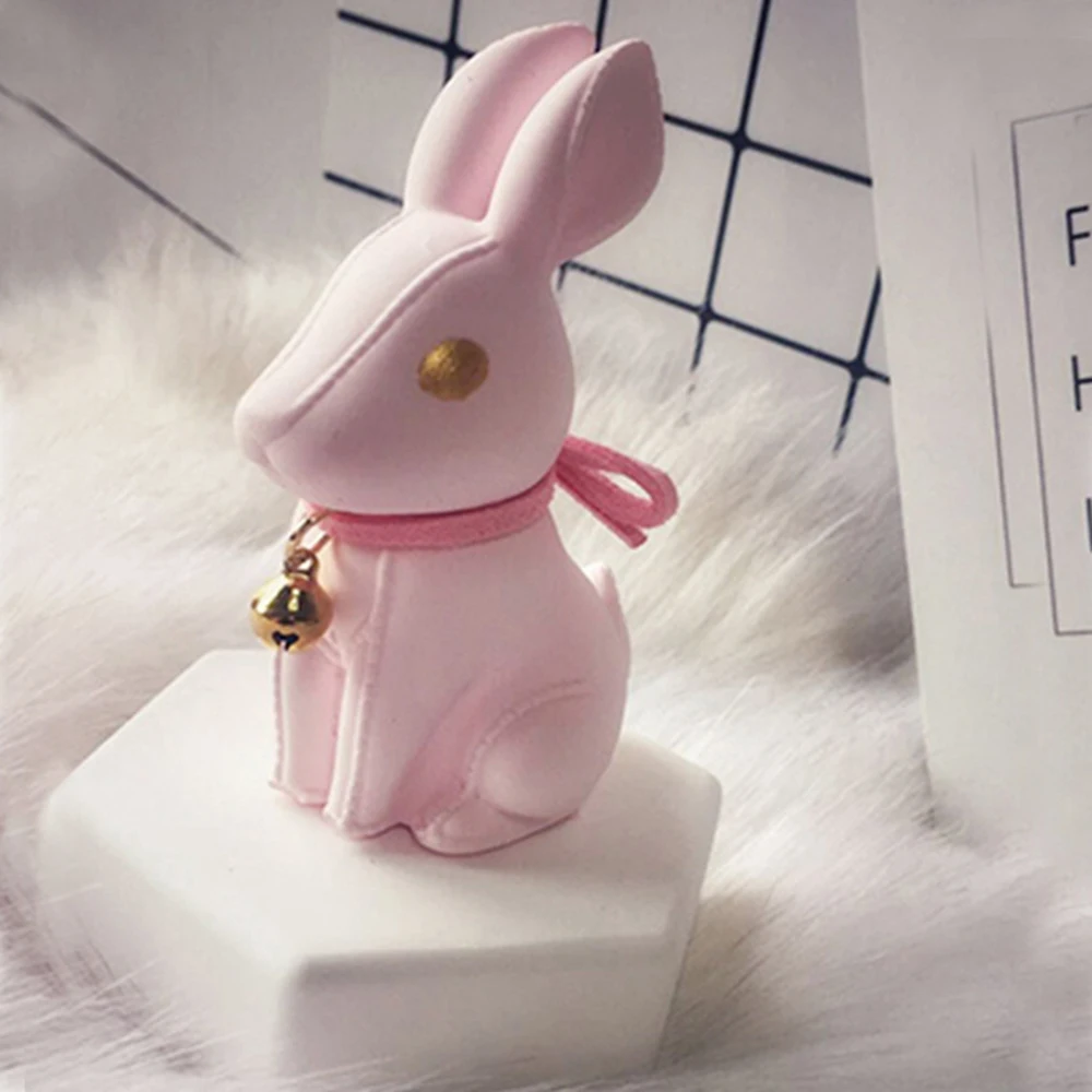 

New 9*4.5CM DIY Silicone Mold Rabbit Making Mold Manual Clay Craft Cement Molds Cake Silicone Concrete Home Decoration Ornament