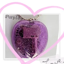 Музыкальная шкатулка для ключей, Мини акриловая музыкальная шкатулка в форме сердца, музыкальная шкатулка, брелок для ключей, подарок для девочки, "замок в небе", Tune X