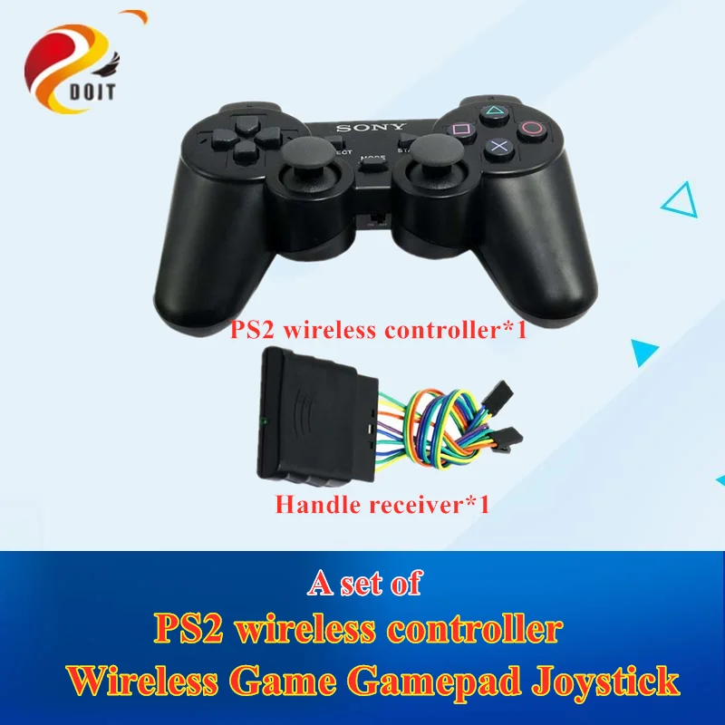 Беспроводной игровой геймпад джойстик для PS2 контроллер сервоприставки Dualshock PS 2