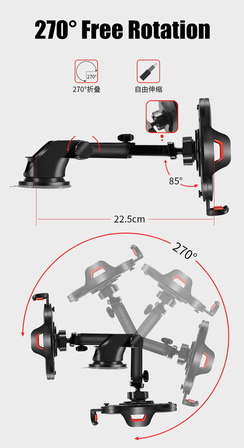 wireless charging stand for iphone and apple watch New Sucker Car Phone Holder Mobile Phone Holder Stand in Car No Magnetic GPS Mount Support For iPhone 12 11 Pro Xiaomi Samsung mobile stand holder