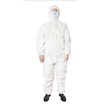 

Protective Suit Coverall Laboratory Work Clothing Soft Isolation Protective Protection Jumpsuit New Arrival
