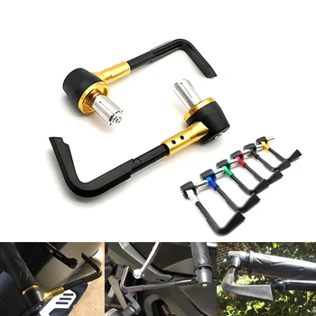 

1 Pair of aluminum + plastic Motorcycle Brake Clutch Levers Protection Universal For YAMAHA for Kawasaki for Honda Buell Aprilia