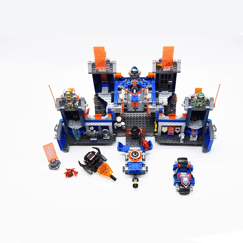 Цена 392 шт совместимы с lego строительные блоки кирпичи 70315 Рыцари nexoe Knighton замок Фигурки игрушки для детей