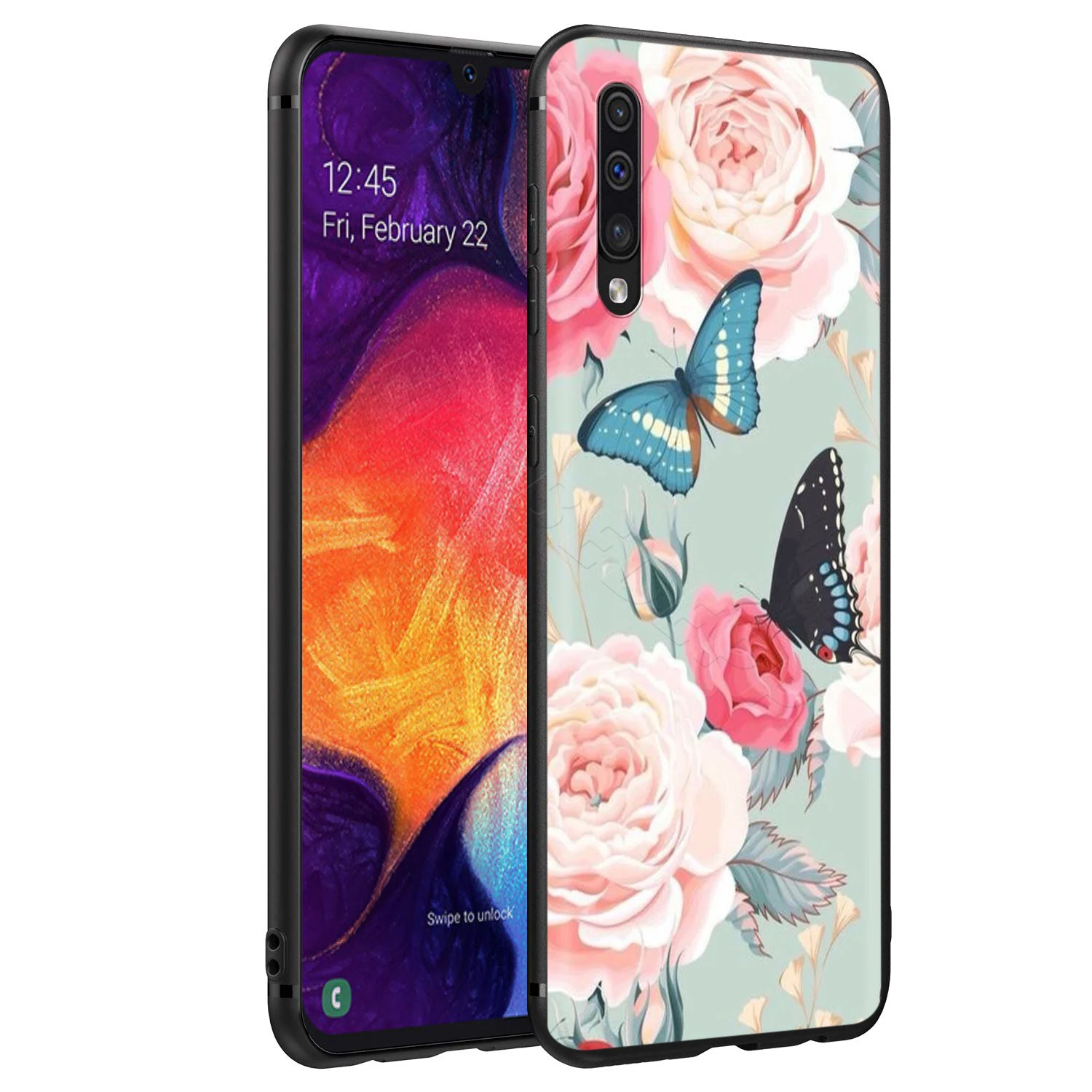 Webbedepp фантазия»; разноцветный принт бабочка чехол для samsung Galaxy S7 S8 S9 S10 Edge Plus Note 10 8 9 A10 A20 A30 A40 A50 A60 A70