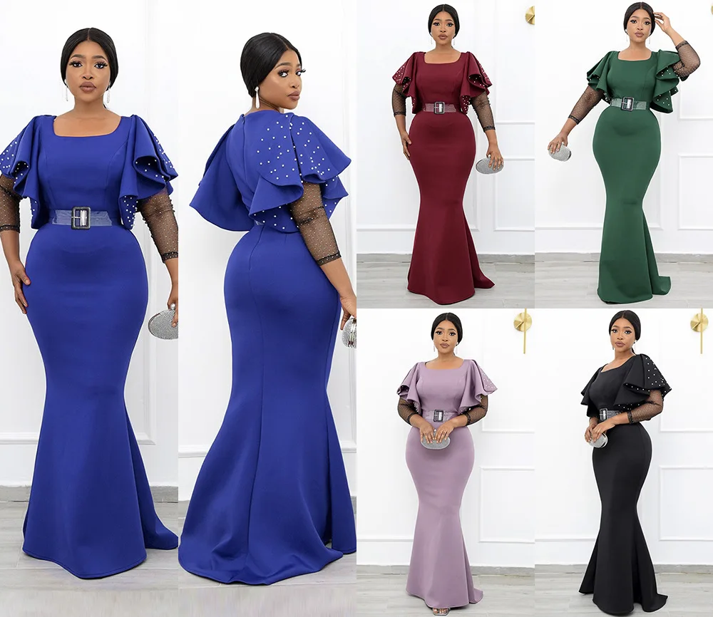 Luxury Dubai Dress Elegant Ladies 