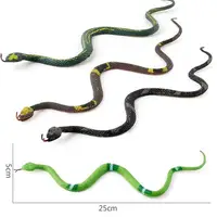 Children's Simulation Crawling Wild Animal Model Tricky Python Rattlesnake Model Children's Novelty Cute Toy Snake 1
