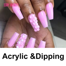 ISAY beauty 2 в 1 блестящая акриловая пудра 28 г акриловый Блеск 3D акриловые ногти акриловая пудра и жидкость Красота и здоровье