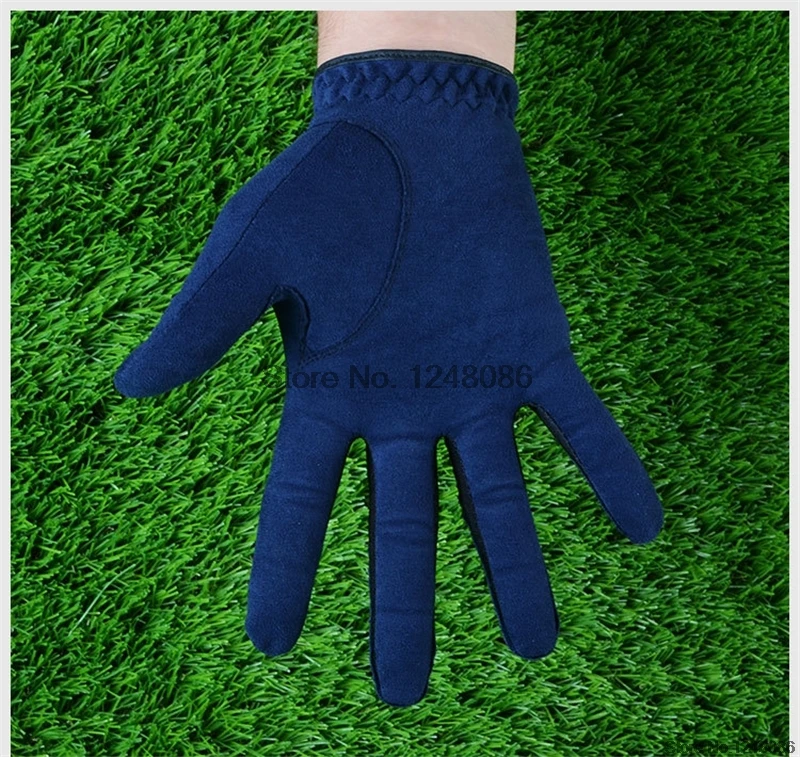 PGM мужские перчатки для гольфа с правой и левой рукой, спортивные перчатки из абсорбирующей ткани из микрофибры, мягкие дышащие перчатки для активного отдыха D0010