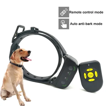 

USB Rechargeable Stop Barking Anti Bark Device Dog Training Spray Collar With Remote Automatic Detection Anti Bark Collar