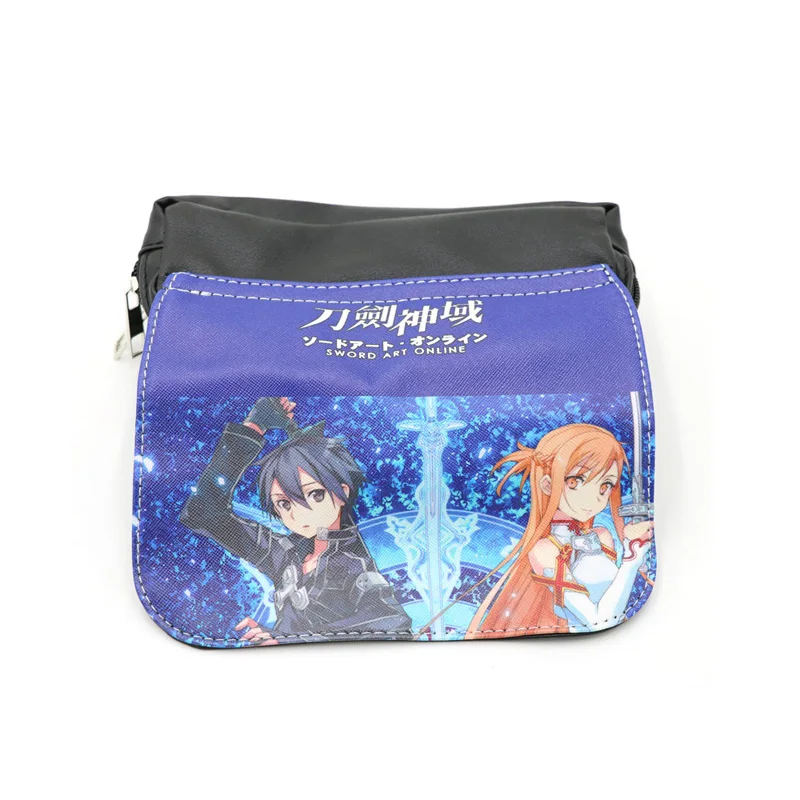 Sword Art Online Косплей Аниме пенал для мужчин и женщин Синтетическая кожа