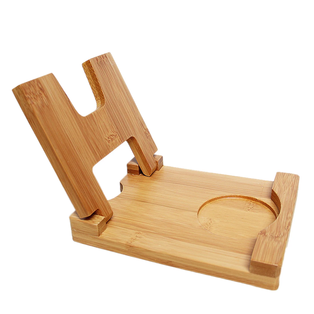 

Multi-function Bamboo Pot Holder Folding Pot Lid Rack Pot Shelf for Kitchen