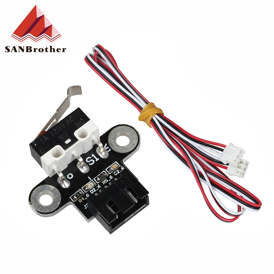 

3D Printer Parts Mechanical Limit Switch Module Horizontal Type Endstop With 1M Cable For DIY Motherboard Reprap Ramps1.4