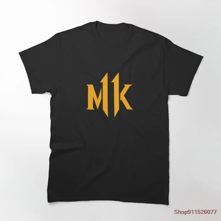 Футболка MK 11 Star Мужская с коротким рукавом модный топ хлопковая рубашка лето 100% |