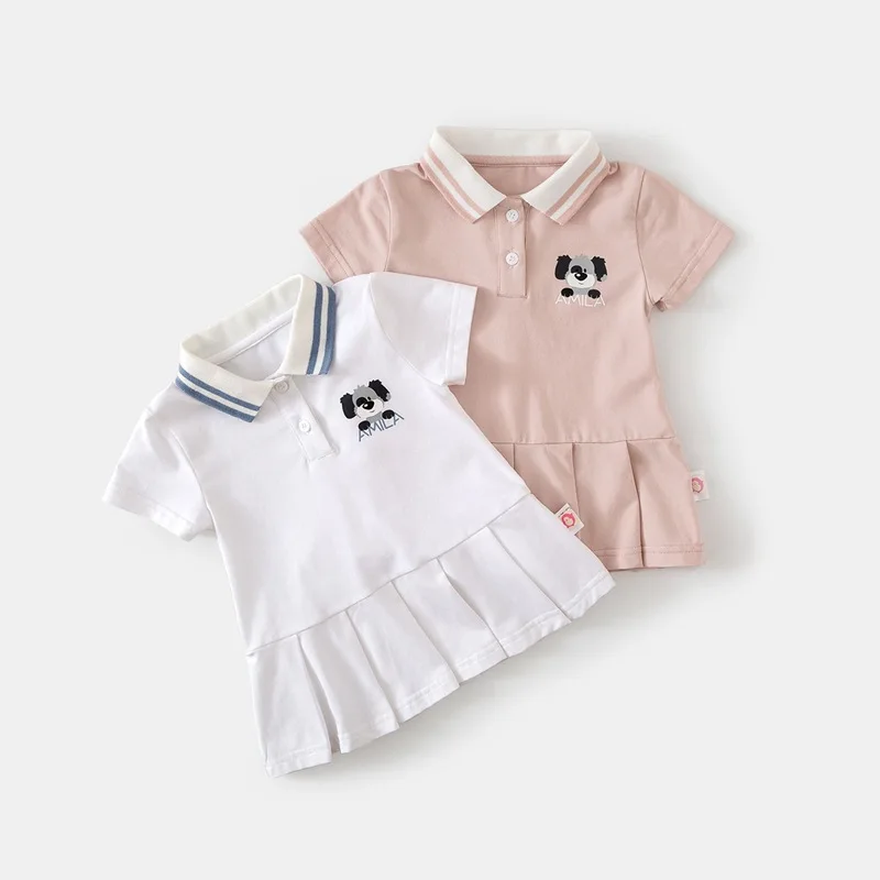 

Baby Dress Summer 2019 New Style Women's Small CHILDREN'S 1-3 Years Old College Style Princess Skirt 0 Infants Polo Skirt