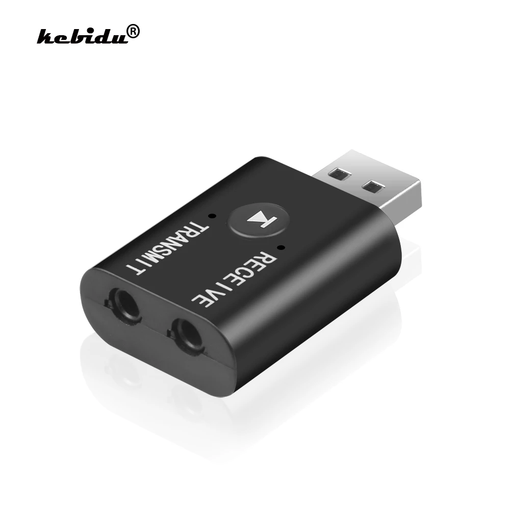 kebidu Wireless USB AUX Bluetooth Car Bluetooth Mini Bluetooth 5.0