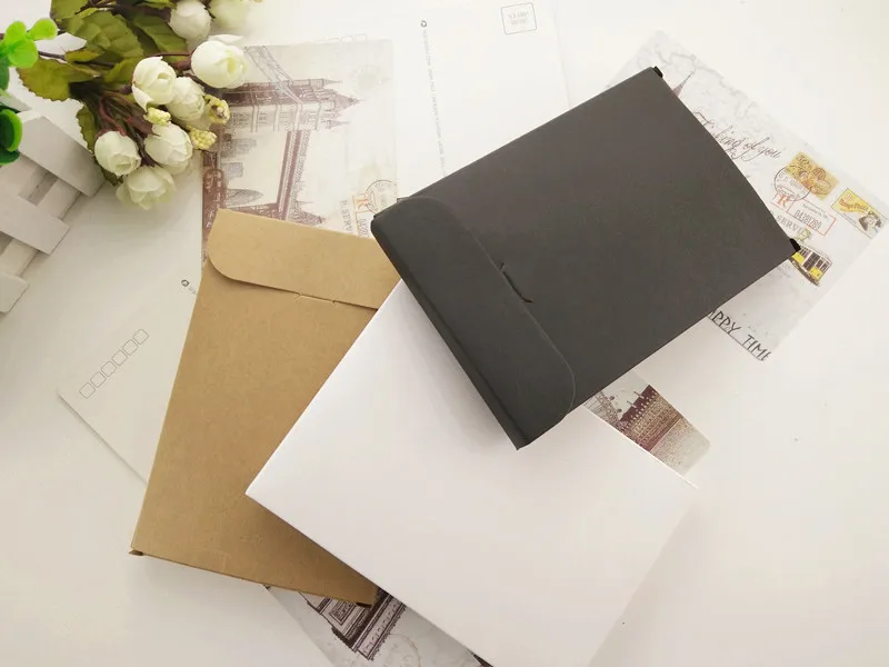 30 шт. Винтаж чистая крафт-бумага фото коробка белый DIY Многофункциональный
