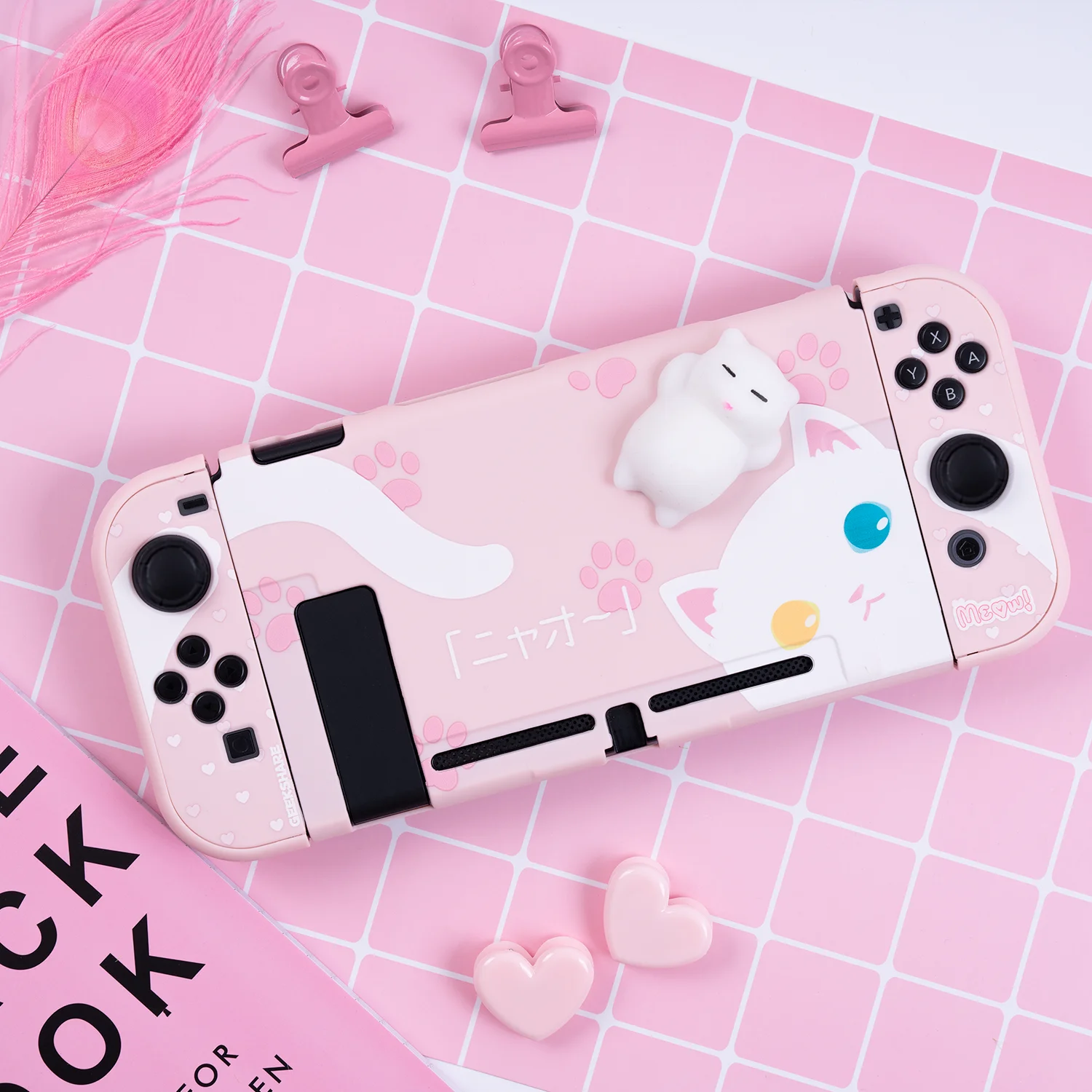 Для nintendo Switch NS Joy con милый защитный чехол для контроллер NS|Чехлы| |
