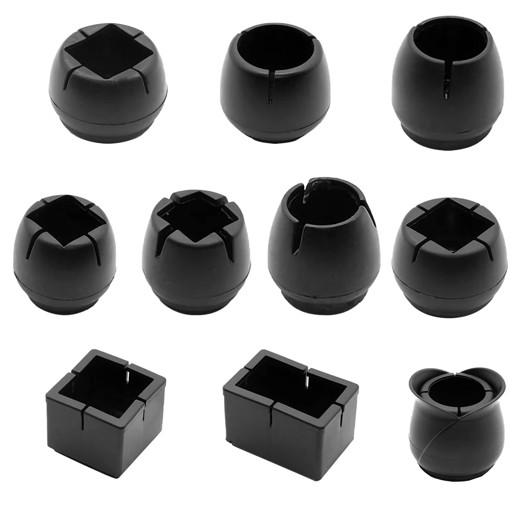 

Chair Leg Protector Home Office Table Desk Non-slip Foot Silicone Protector Guard Furniture Leg Cap 10 Types Dropshipping