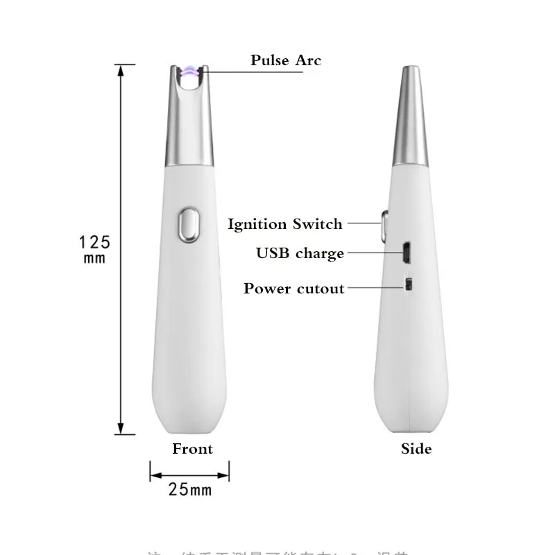 Мини дуговая Зажигалка для свечей, ветрозащитная USB перезаряжаемая сигарета, электрическая зажигалка, металлическая Новинка, плазменные электронные зажигалки, мужские, подарок