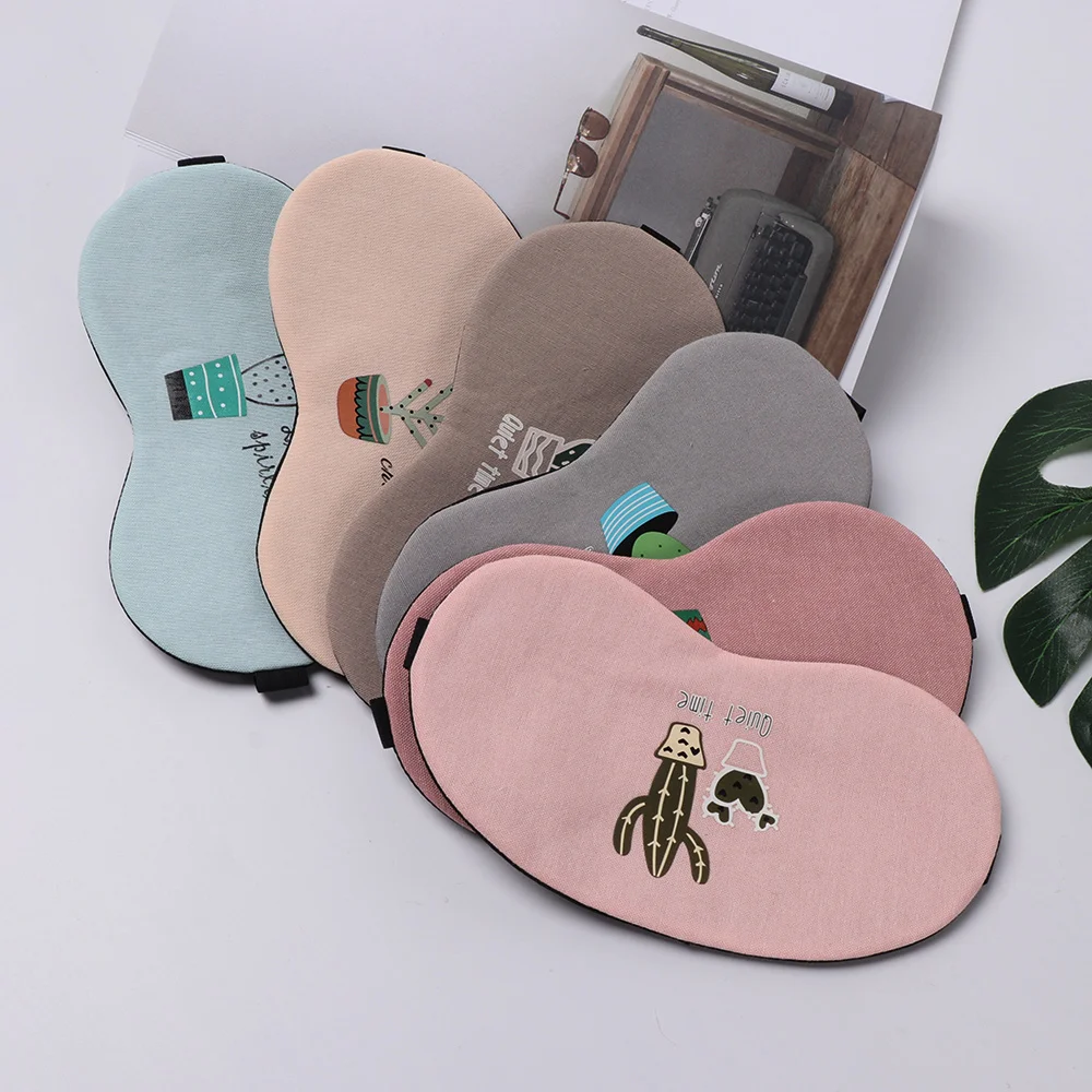 

1PC Cartoon Shading Eye Mask Soft Padded Sleep Shade Cover Rest Massage Relax Blindfold Sleeping Eyepatch Face Skin Care Tools