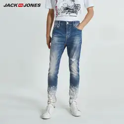 JackJones Осенняя мужская Персонализированная градиентная краска точечные джинсы 218332520