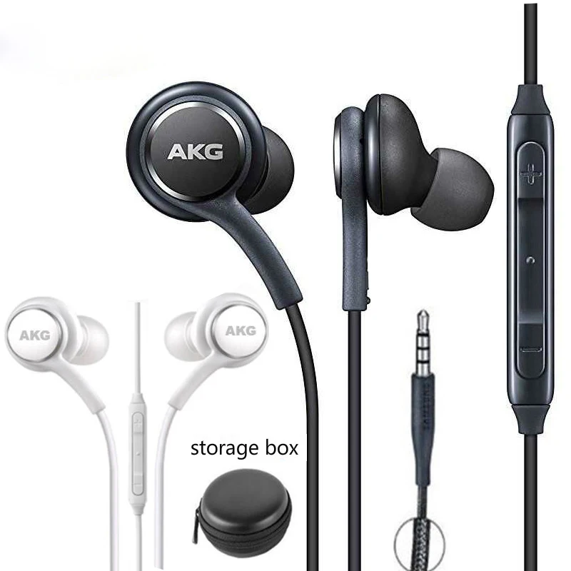 

AKG Earphones EO IG955 3.5mm In-ear Wired Mic Volume Control Headset for Samsung Galaxy S10 S9 S8 S7 S6 huawei xiaomi Smartphone