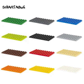 

Smartable Baseplates Base Plate 6X10 Building Blocks MOC Parts Brick DIY Creative Toys Compatible Major Brands 3033 12pcs/lot