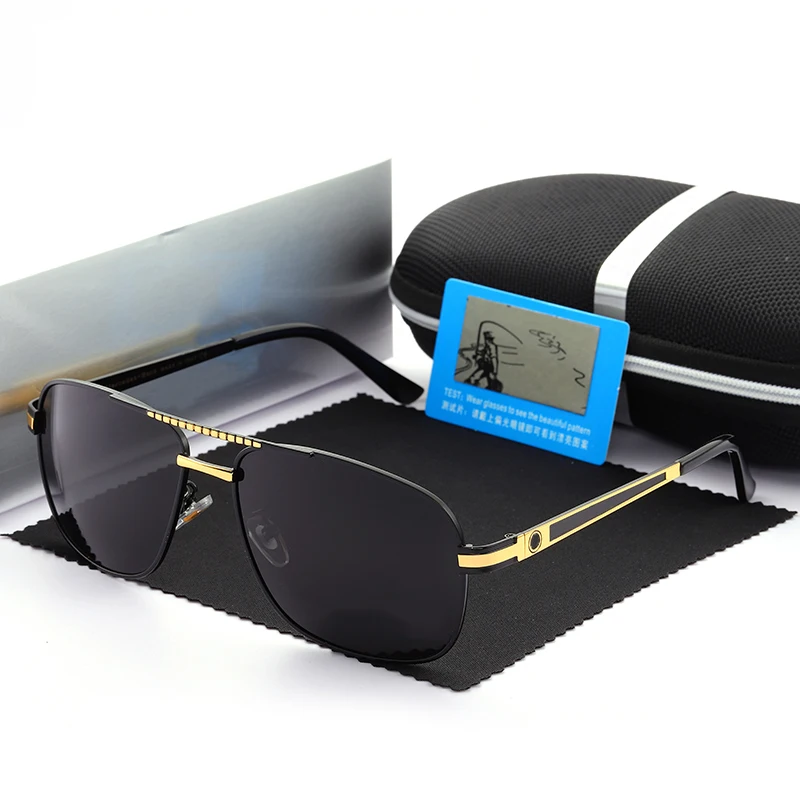 

Fashion Brand Designer Mercede Sunglasses Men Polarized Retro Glasses For Driving Fishing Pilot Eyewear UV400 Oculos De Sol 762