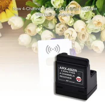 

Arx-482r New Built-in Antenna 4-channel Fhss Standard 2.4g Vertical Receiver