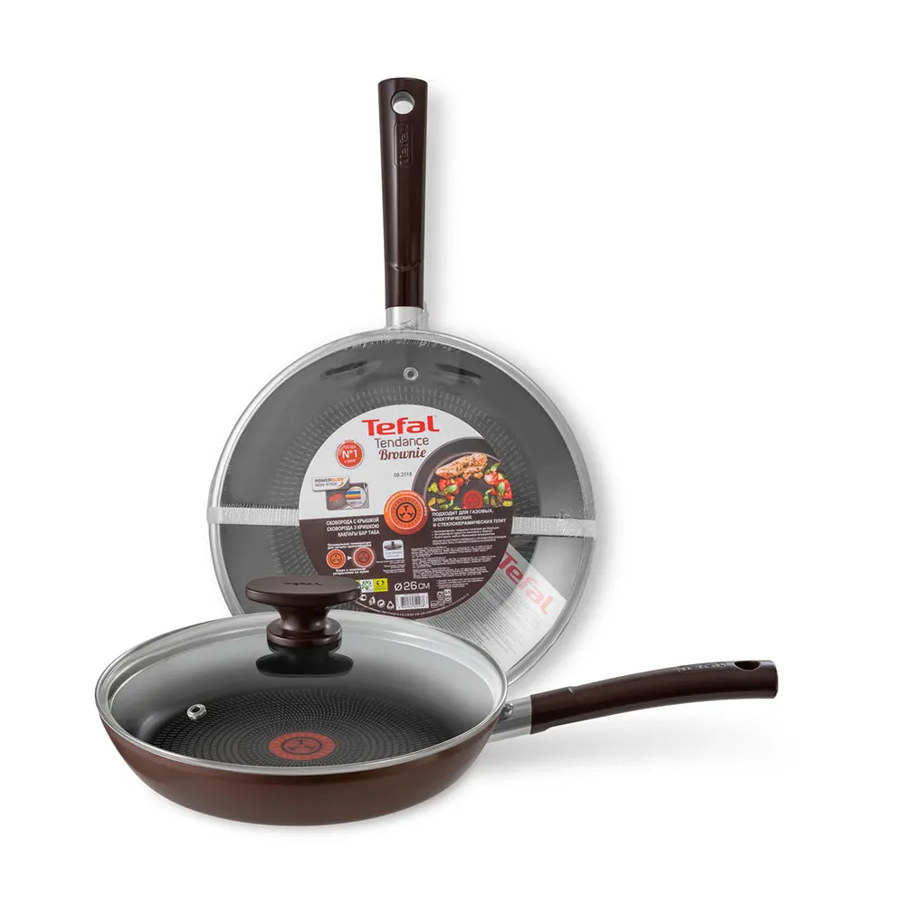 Сковорода Tefal Tendance Brownie 24 см, с крышкой 04182924