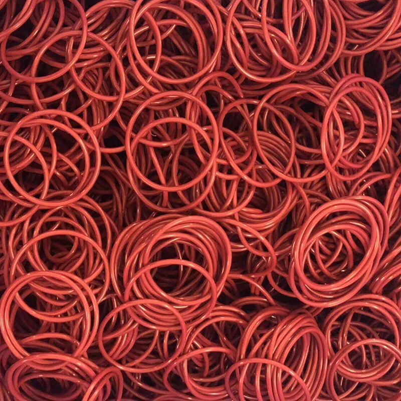 Food Grade VMQ O-Ring Washer OD 40-80mm CS 4mm Waterproof And Insulated Red Silicone rubber o rings,rubber washers,silicone o rings,sealing gasket,keycap o rings