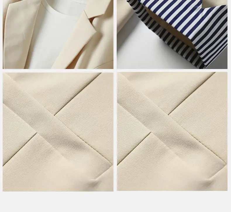 Blazers Ladies Workplace Girls Work-suit Slim Korean Model Easy Minimalist Patchwork Enterprise OL Stylish Femme New Arrival Younger 39 H08f2a1144f9542079fba119db1a01e01j