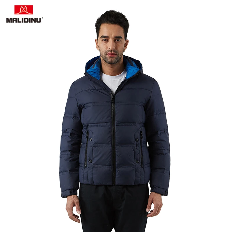 

MALIDINU 2020 Men Down Jacket Winter Down Coat Parka Brand Thick Warm Winter Jackets Mens Duck Down Jacket Men Outwear -30C