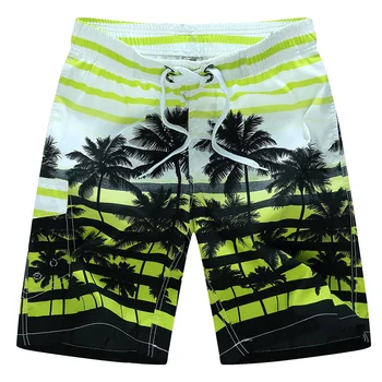 

Men Beach Shorts 2020 Summer Trunks Male Quick Dry Breathable Loose Printed Elastic Casual Short Plus Size M-5XL