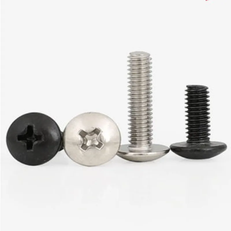 Vis Machine Tête Bombée Phillips M5 M6 En Alliage Aluminium 6061 - Lot