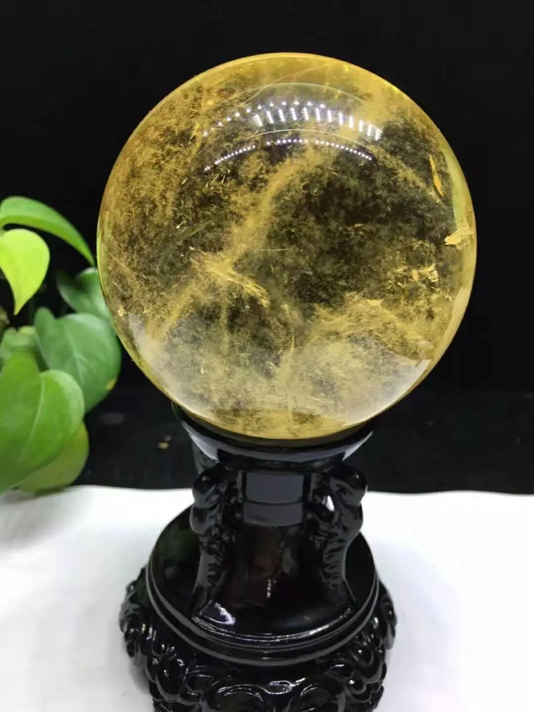 アウトレット 正規 品 ナチュラルイエロー風水ギフトクリスタルボールオープニング家の装飾品リビングルーム工芸品家庭用家具創造 シップス Sabio Mx