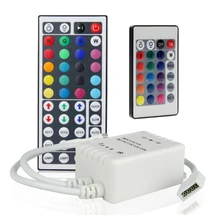 

LED Strip Max 6A 24Key/44Key RGB LED IR Remote Controller With Control Box For SMD 5050 3528 RGB LED Strip Lights DC 12V