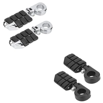 

Motorcycle 38mm Highway Bar Foot Pegs Footrest with Mount For Suzuki For Yamaha For Honda GoldWing GL1500