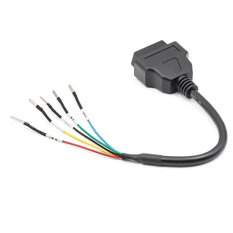 16 контактный разъем OBD OBD2 женский K линия может джемпер тестер соединитель