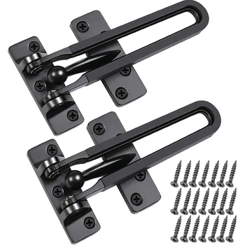 

Home Security Door Locks with 21 Screws, 2 Pack Reinforcement Lock Latch Swing Lock for Home Security Front Door Locks CNIM Hot