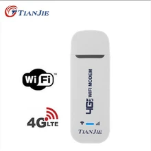 TIANJIE – MODEM WIFI 4G USB CAT4, 150Mbps, routeur LTE FDD TDD, déverrouillage Qualcomm, Dongle de puce, point d'accès Mobile pour voiture avec emplacement pour carte Sim