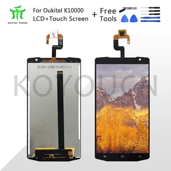 

100% Tested 5.5" For Oukitel K10000 LCD Display+Touch Screen Digitizer Assembly Repair Parts+Free Tools