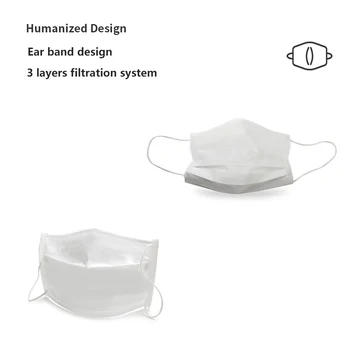 

20 pcs Disposable Masks Professional 3-Layer Non-woven Face Mask Anti Dust Mouth Nose Cover Breathable Earloop Mouth Mask