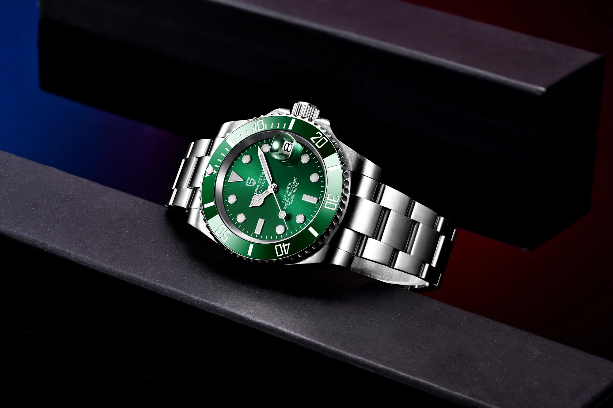 Men's Automatic Watch Stainless Steel Waterproof Watch 2 H08f32cdf4967419381632f0d423a18edO