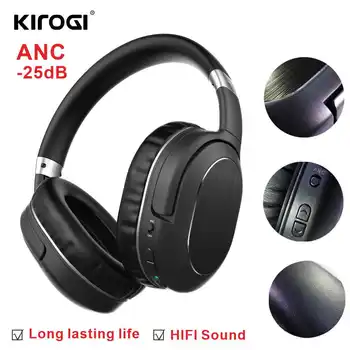

True ANC Wireless Headphones Active Noise Cancellation Bluetooth Headphone V5.0 Fast Charging ANC Headset Microphone HIFI Sound
